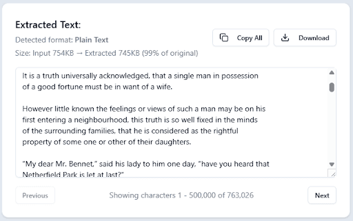 Extracted Text