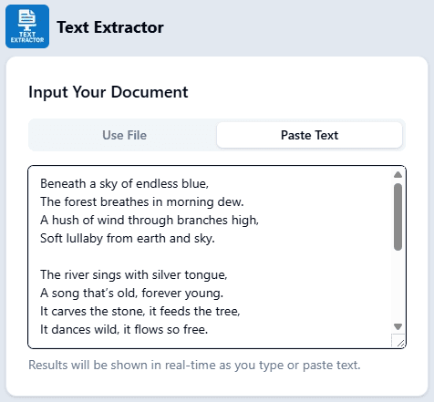 Text Input